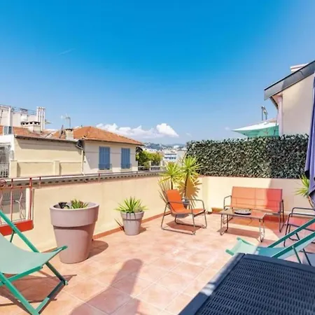 Lamartine - W Terrace And Ac Very Apartament Nicea